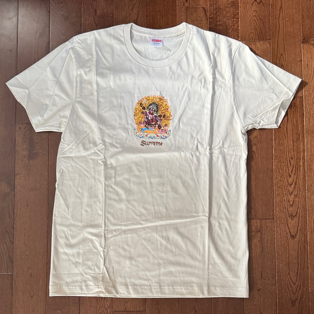 Supreme Cream Graphic Shirt - Medium